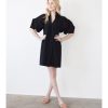 NEVER A WALLFLOWER High Neck Dress In Black Windowpane Dress Shop