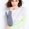 LISA TODD Pop Rox Sweater In Platinum Tops