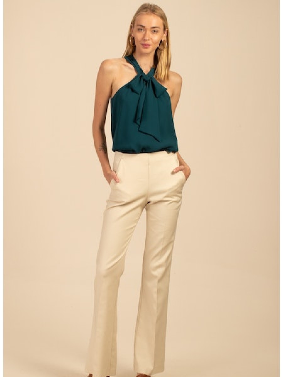 TRINA TURK Carillo 2 Pant In Parchment Bottoms