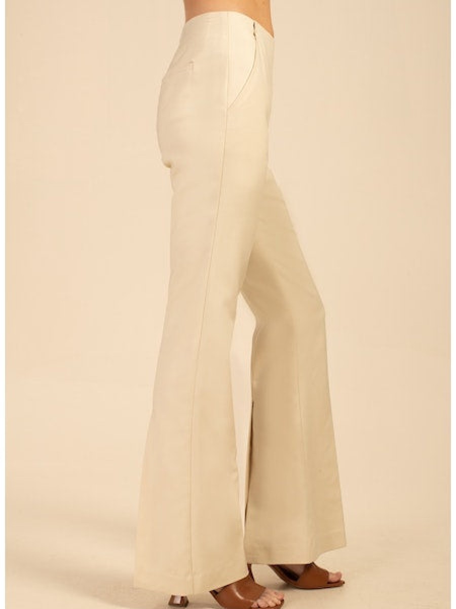 TRINA TURK Carillo 2 Pant In Parchment Bottoms