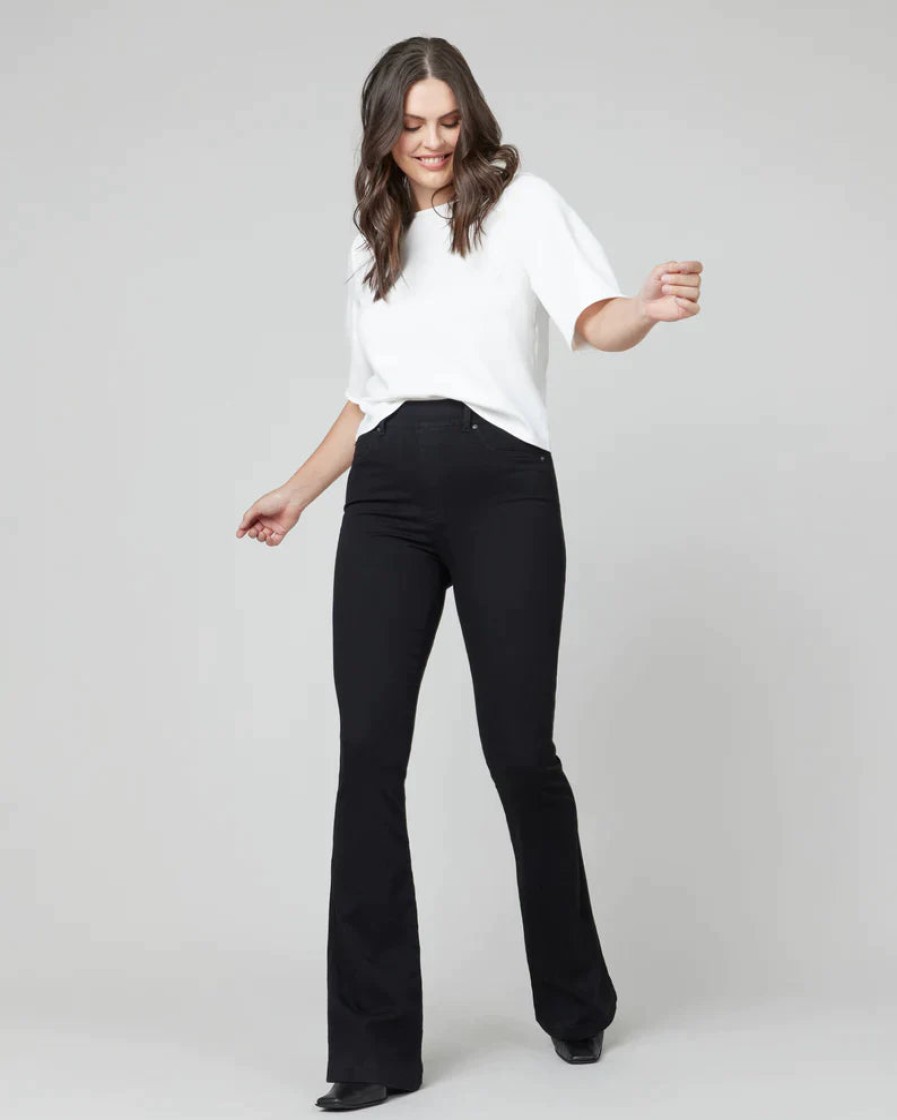 SPANX Classic Flare Jean In Clean Black *Final Sale* Bottoms