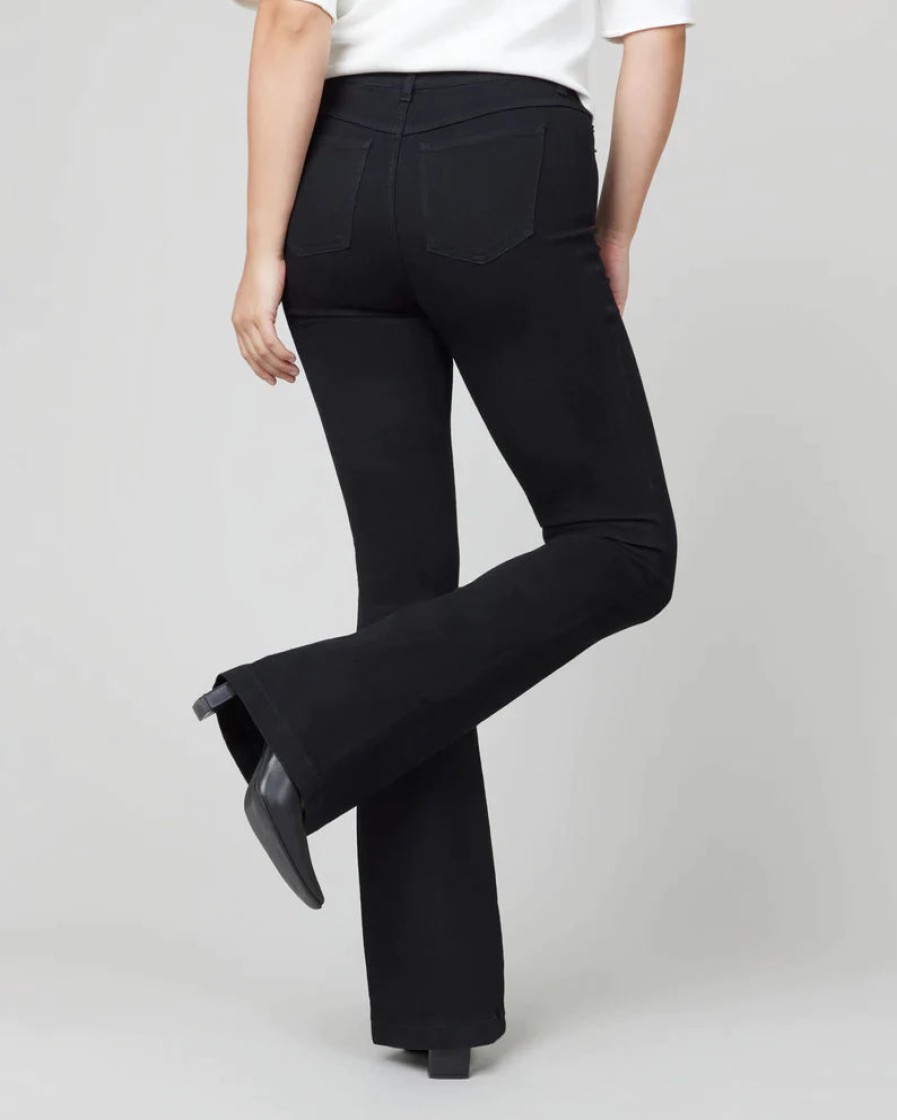 SPANX Classic Flare Jean In Clean Black *Final Sale* Bottoms