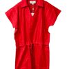 NEVER A WALLFLOWER Track Dress In Red Windowpane *Final Sale* Dress Shop