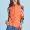 TYLER BOE Moto Quilted Vest In Sunset Outerwear