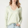 LILLA P Back Seam Long Sleeve Tee In Meadow *Final Sale* Tops