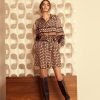 CABALLERO Austin Dress In Autumn Tile Dress Shop