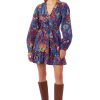 MARIE OLIVER Dedra Dress In Peacock Floral Dress Shop