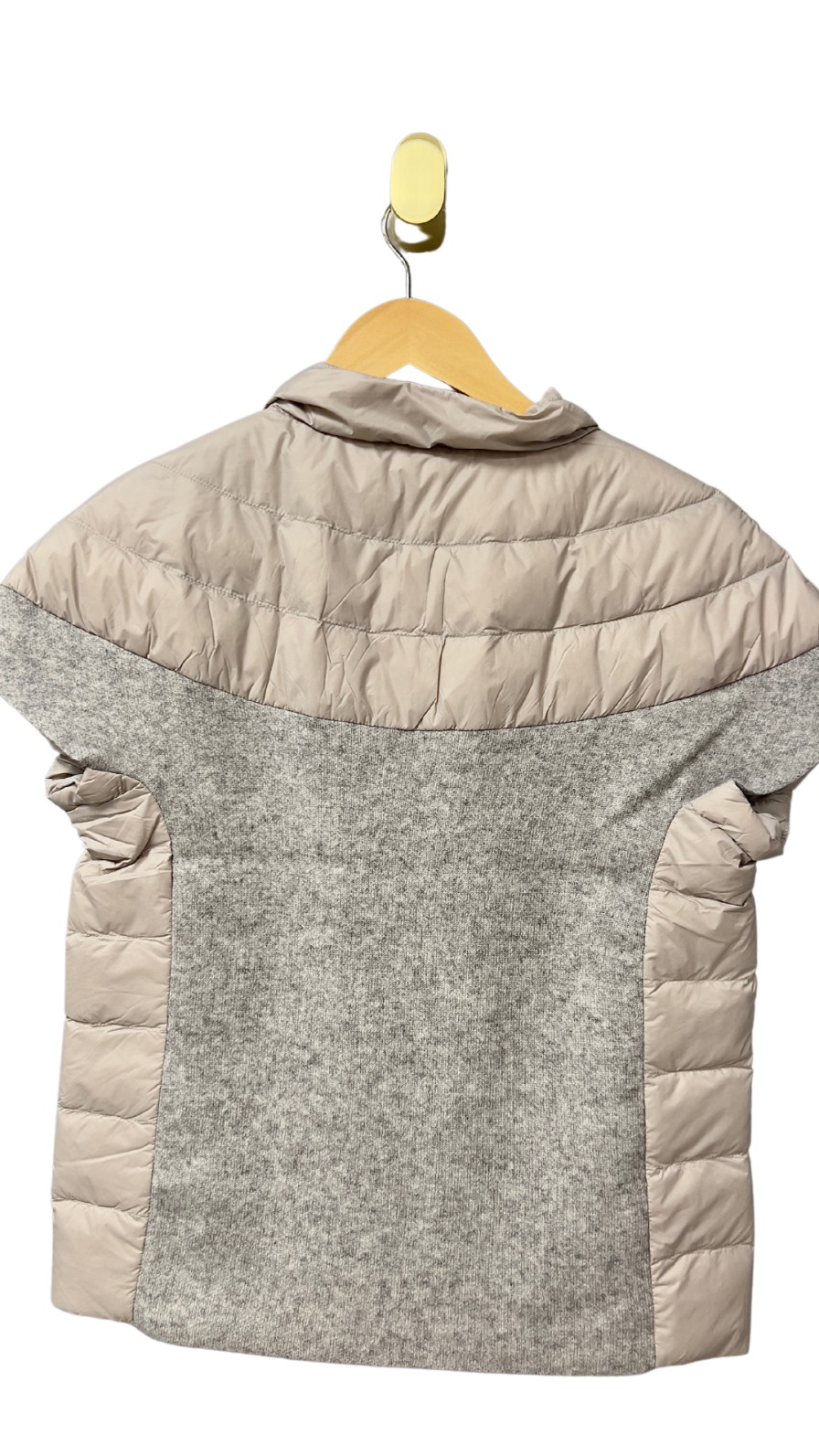 CORTLAND PARK Wellesley Puffer Vest In Gray Athelisure