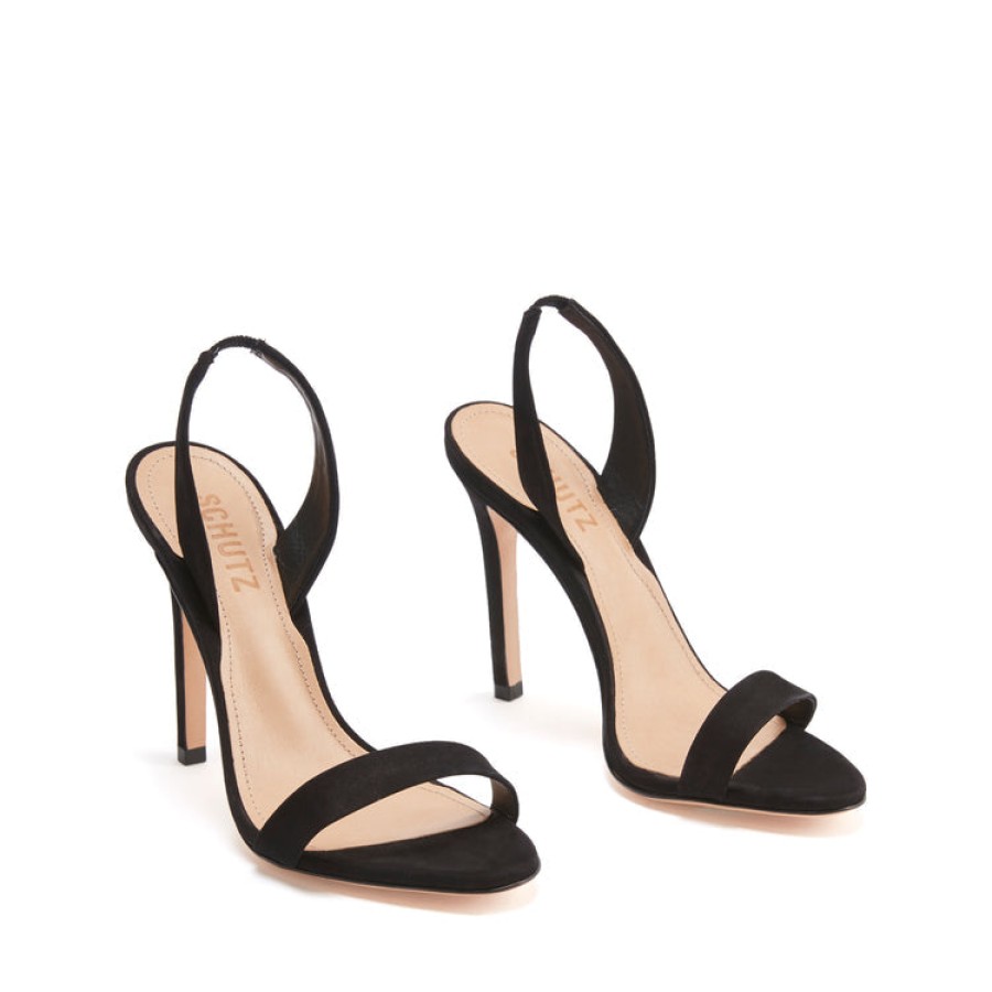 SCHUTZ Luraine Strappy Heel In Black Heels