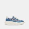 DOLCE VITA Dolen Sneaker In Navy Multi Woven Sneaker