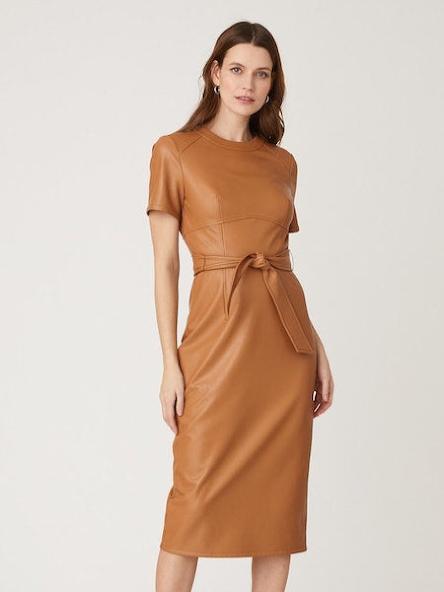 SHOSHANNA Rhonda Dress In Camel Dress Shop