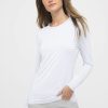 KINROSS CASHMERE Bamboo Crew Tee Tops