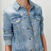 SEVEN JEANS Luxe Vintage Classic Trucker Jacket In Floral Outerwear