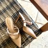 SCHUTZ Lela Casual Heel In Beige Heels