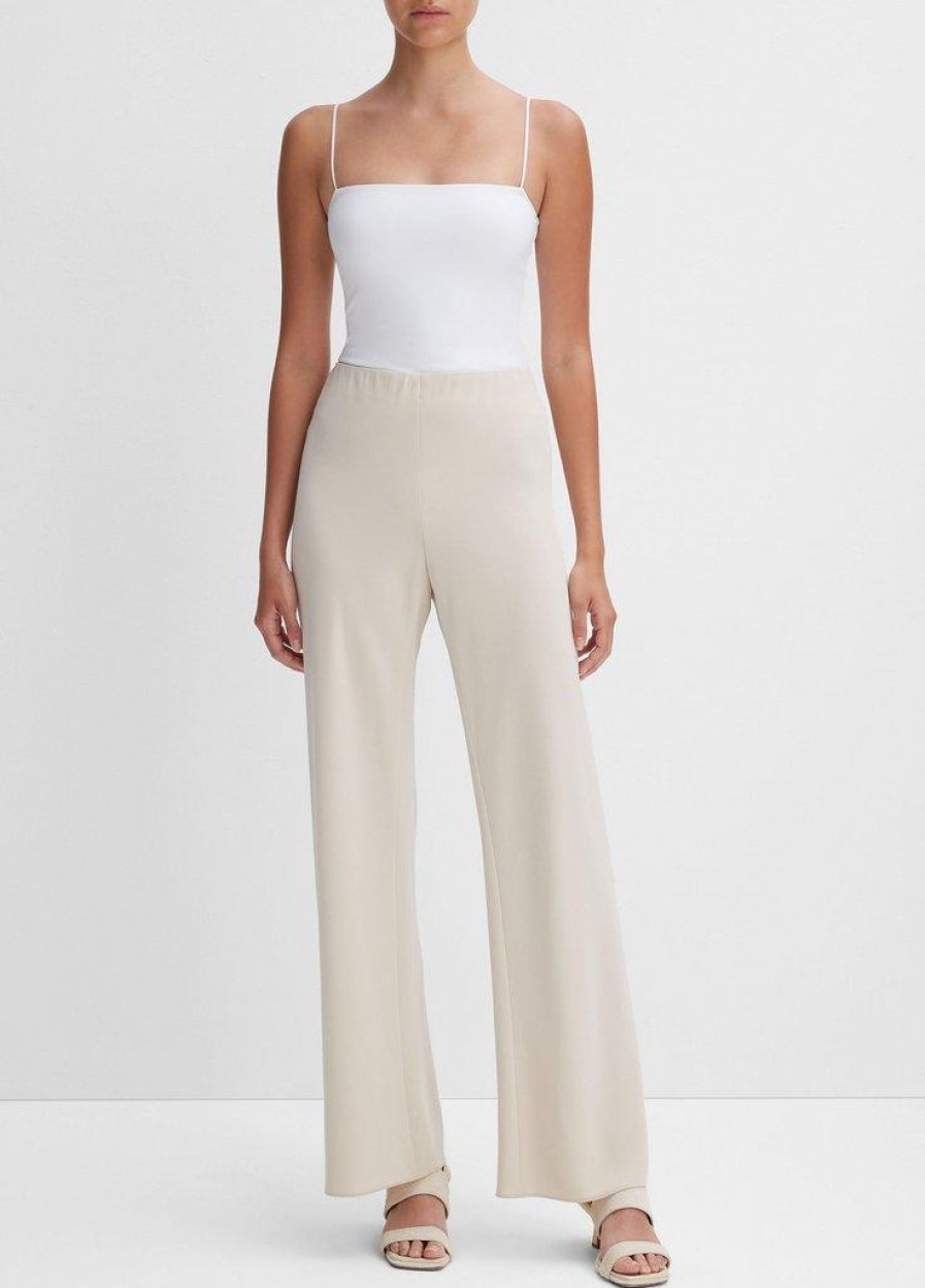 VINCE CAMUTO High-Waist Biased Pant In Shell Bottoms