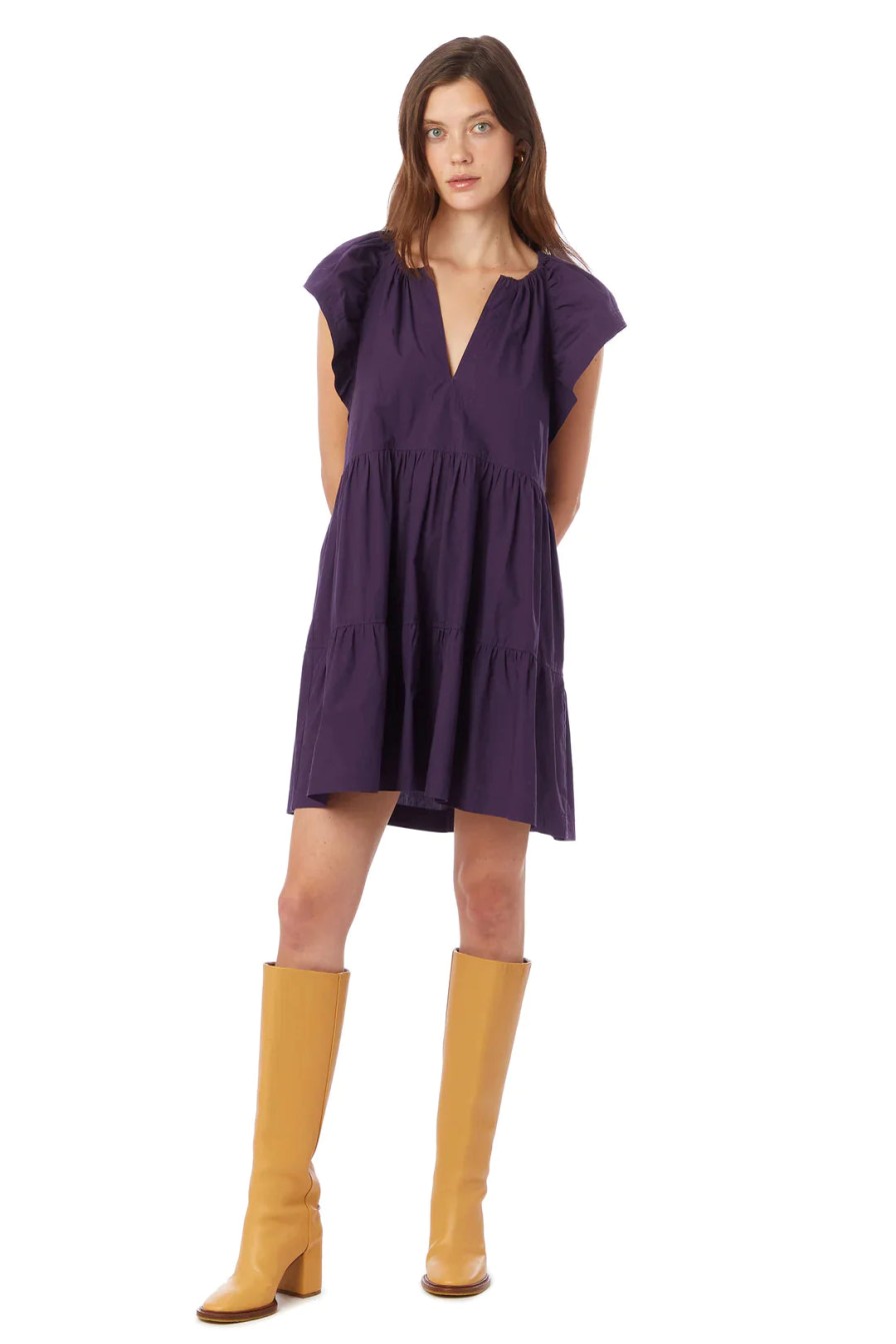 MARIE OLIVER Kara Dress In Plum Dress Shop