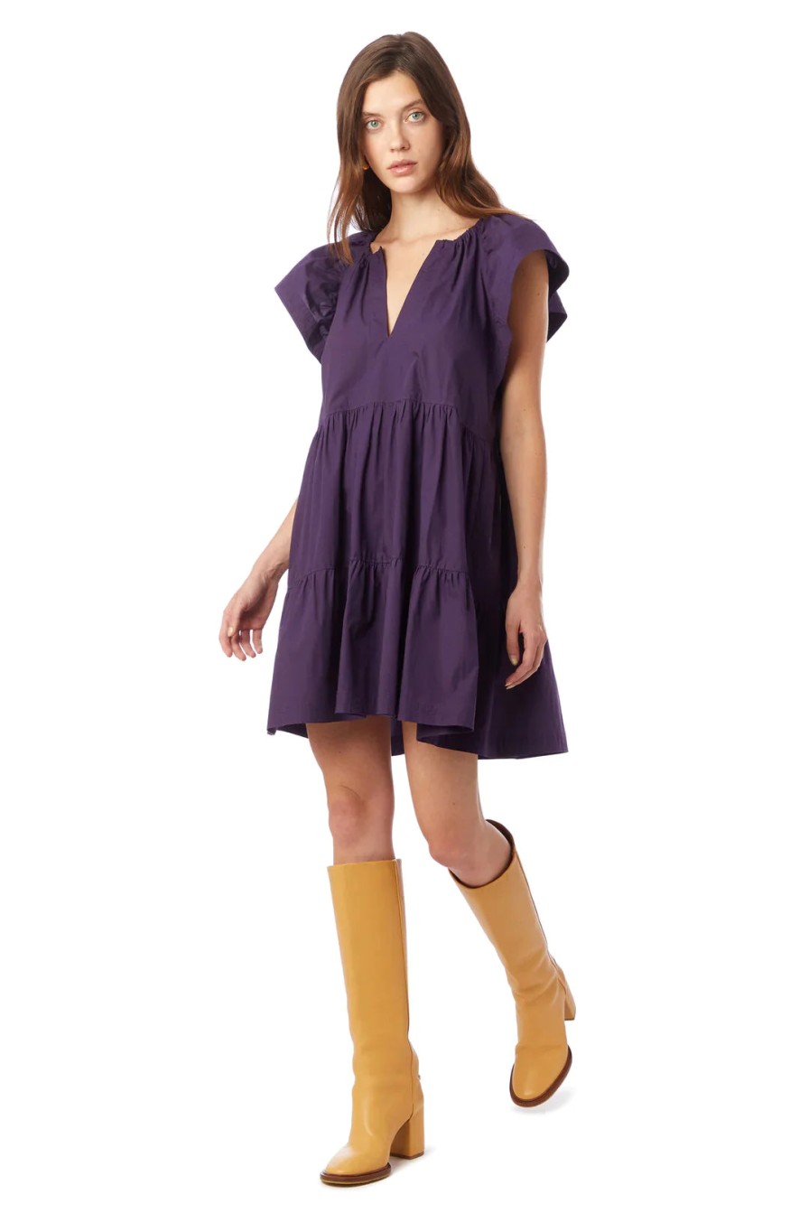 MARIE OLIVER Kara Dress In Plum Dress Shop