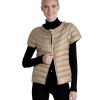 COTES OF LONDON St. Ives Down Puffer Jacket In Camel Athelisure