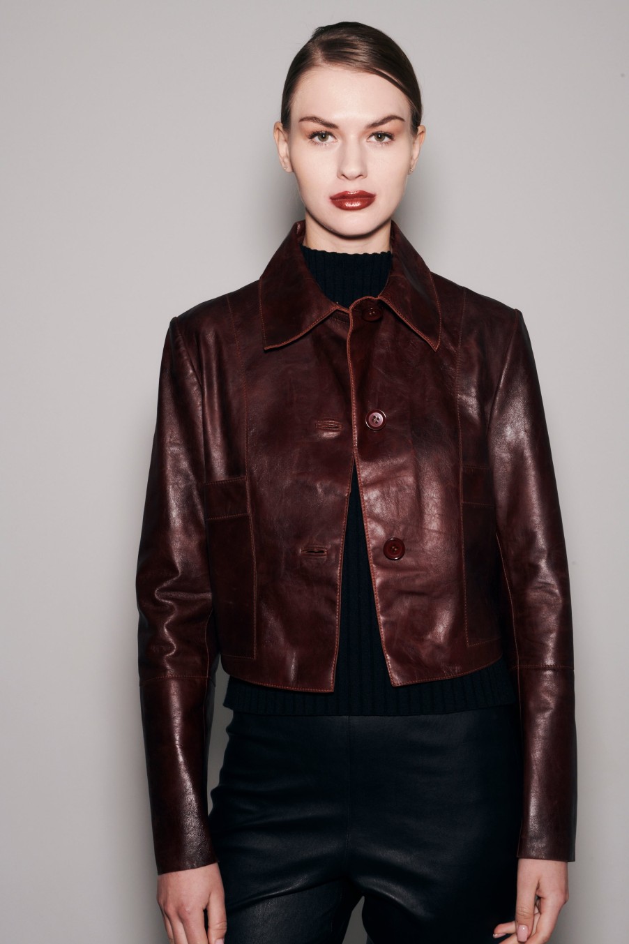 JAKETT Simona Jacket In Port Outerwear