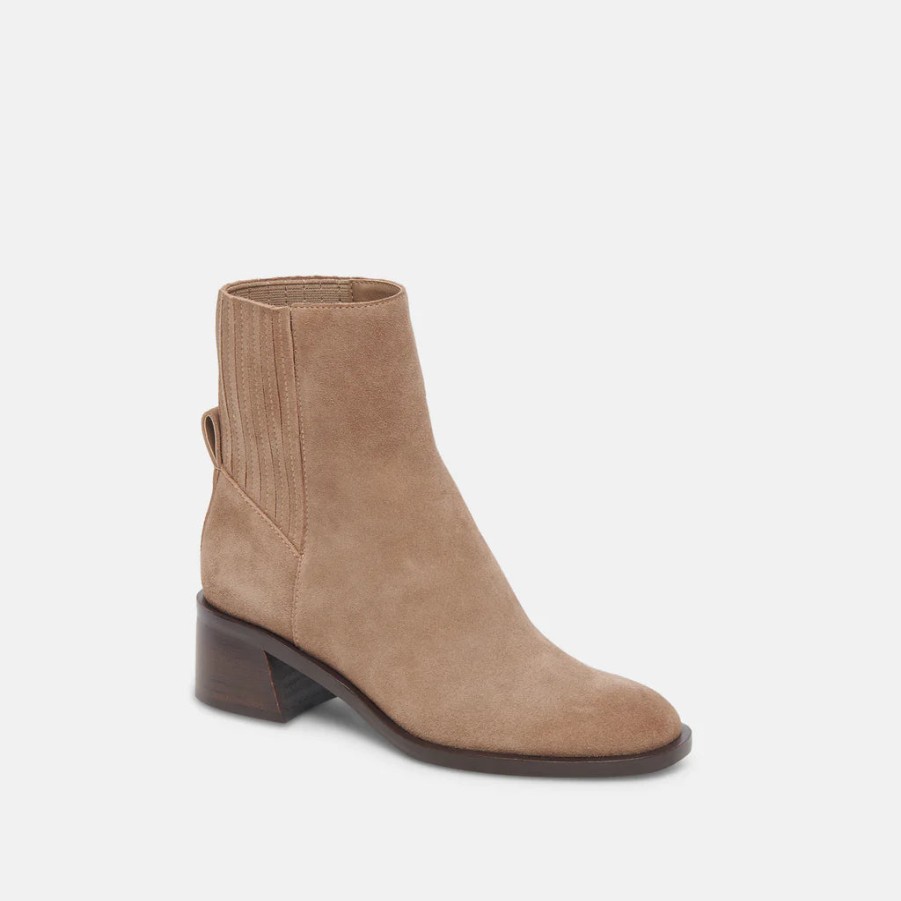 DOLCE VITA Linny H20 Bootie In Brown Suede Boots And Booties