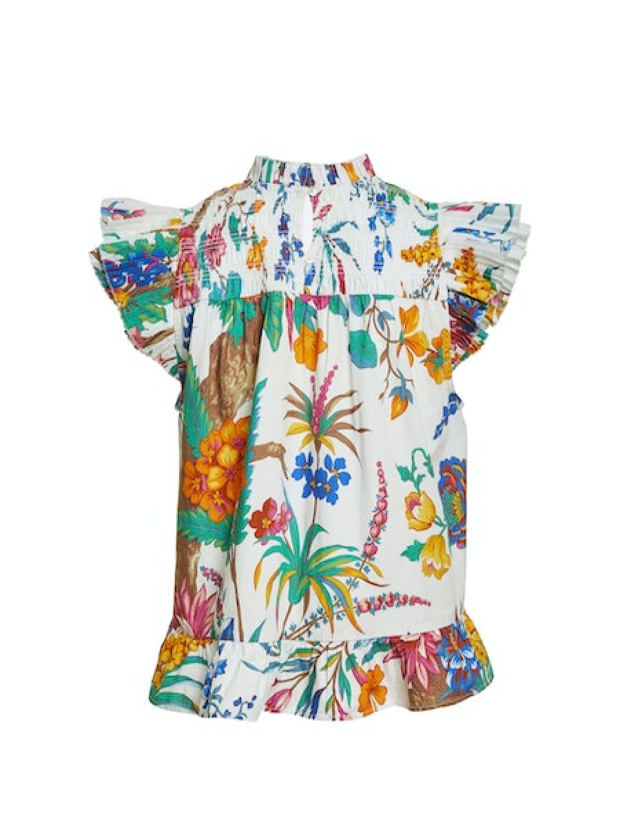 LOVE THE LABEL Poppy Top In Kismet Print *Final Sale* Tops