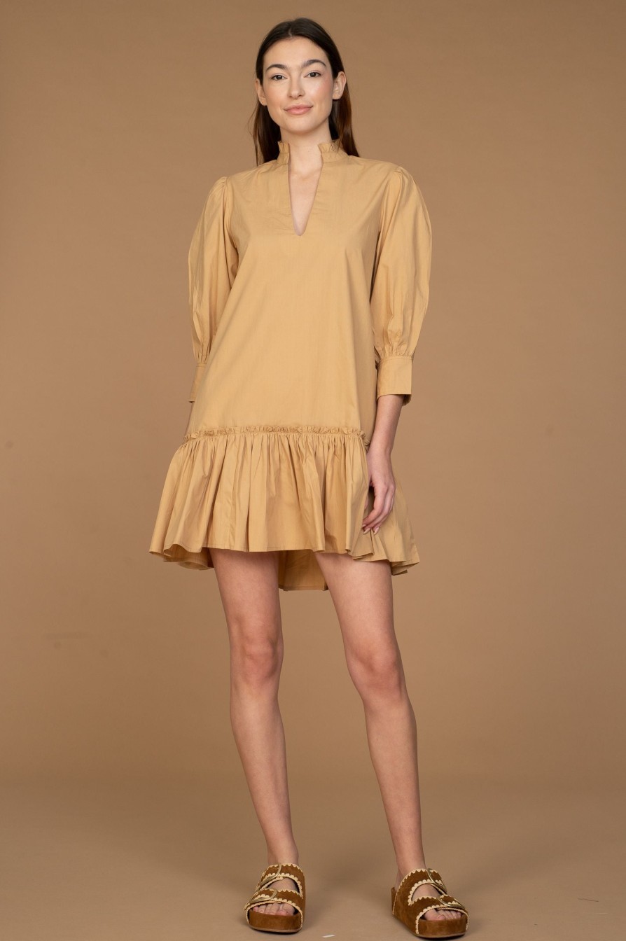 OLIVIA JAMES Chloe Dress In Birch Dress Shop