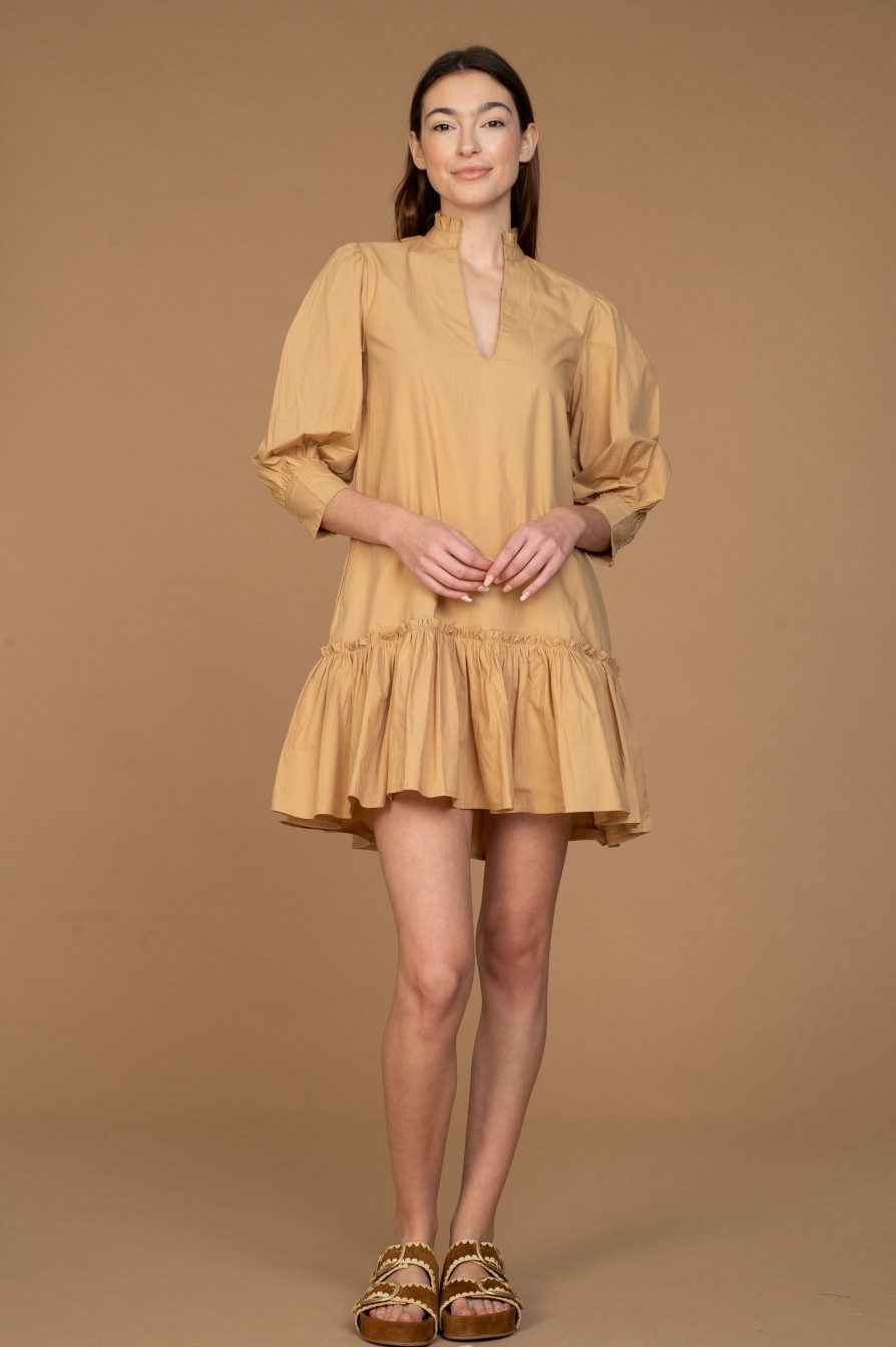 OLIVIA JAMES Chloe Dress In Birch Dress Shop