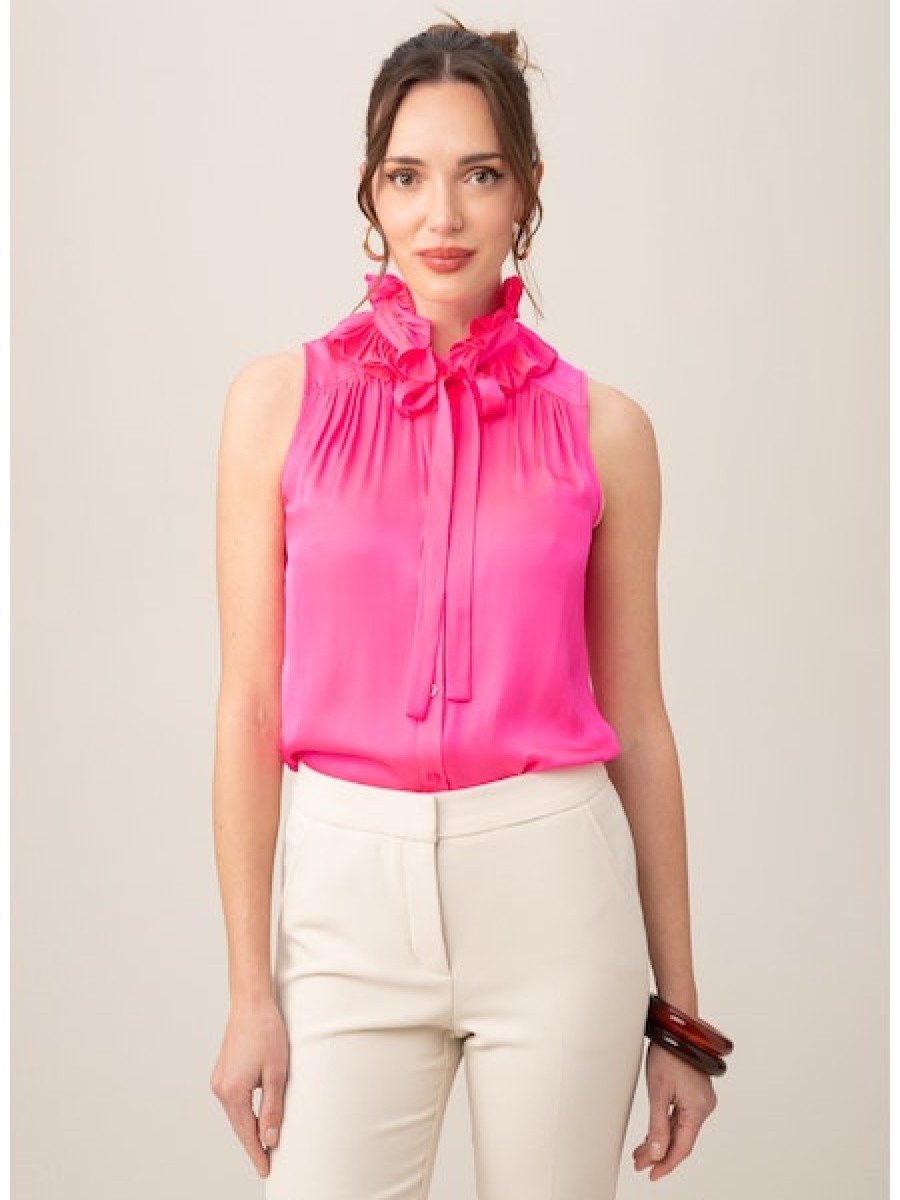 TRINA TURK Cinzia Top In Pink *Final Sale* Tops