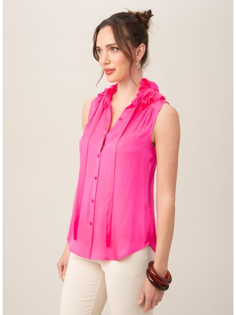 TRINA TURK Cinzia Top In Pink *Final Sale* Tops