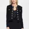 GENERATION LOVE Koby Tweed Jacket In Black Outerwear