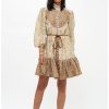 OLIPHANT High Neck Mini Dress In Olive Marachesa Dress Shop