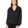 MARIE OLIVER Bianca Pullover In Black Tops