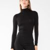 RIPLEY RADER Long Sleeve Turtleneck Top In Black Matching Sets