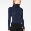 RIPLEY RADER Long Sleeve Turtleneck Top In Navy Matching Sets