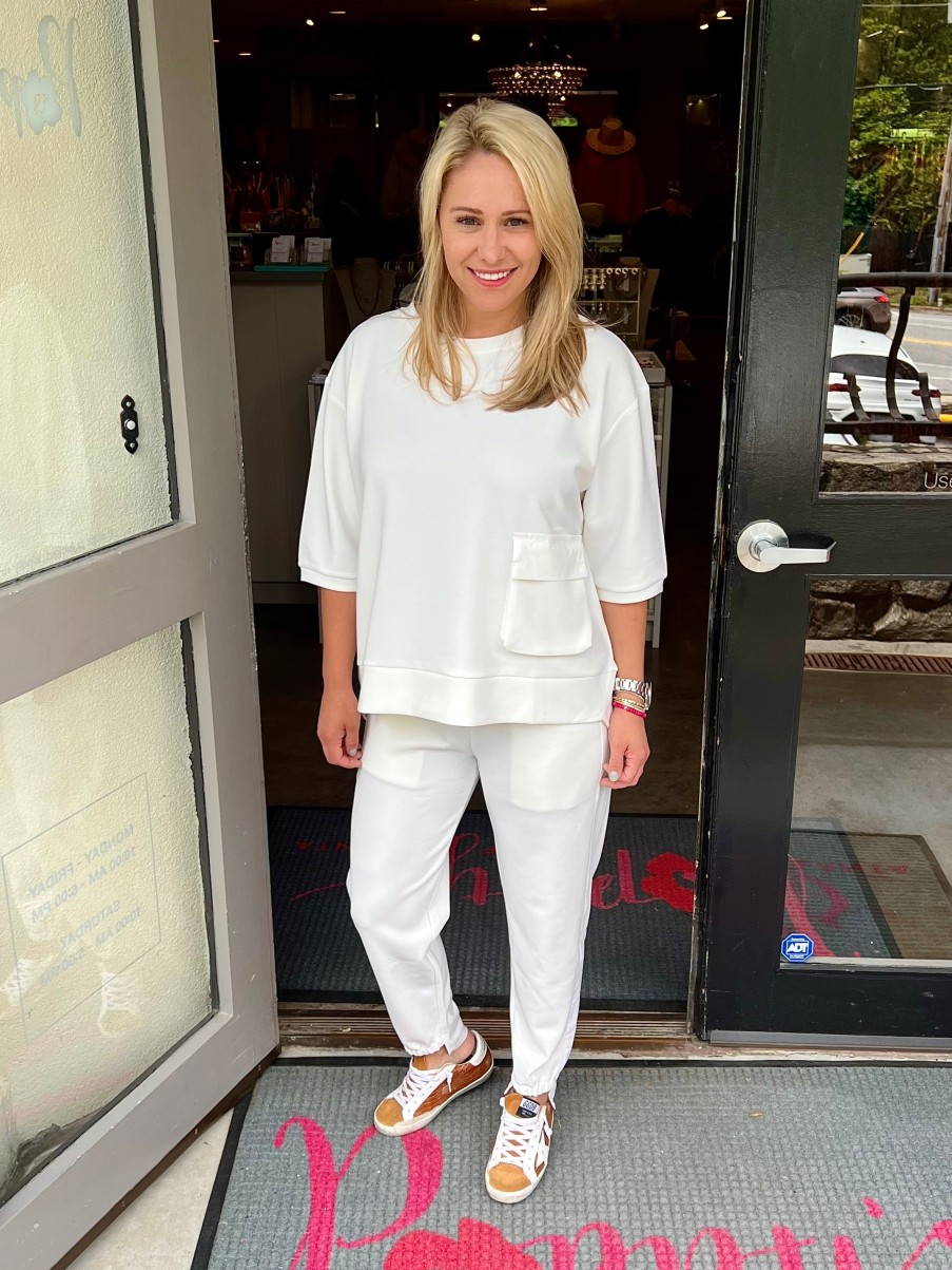 JOH Katie Pant In White Matching Sets