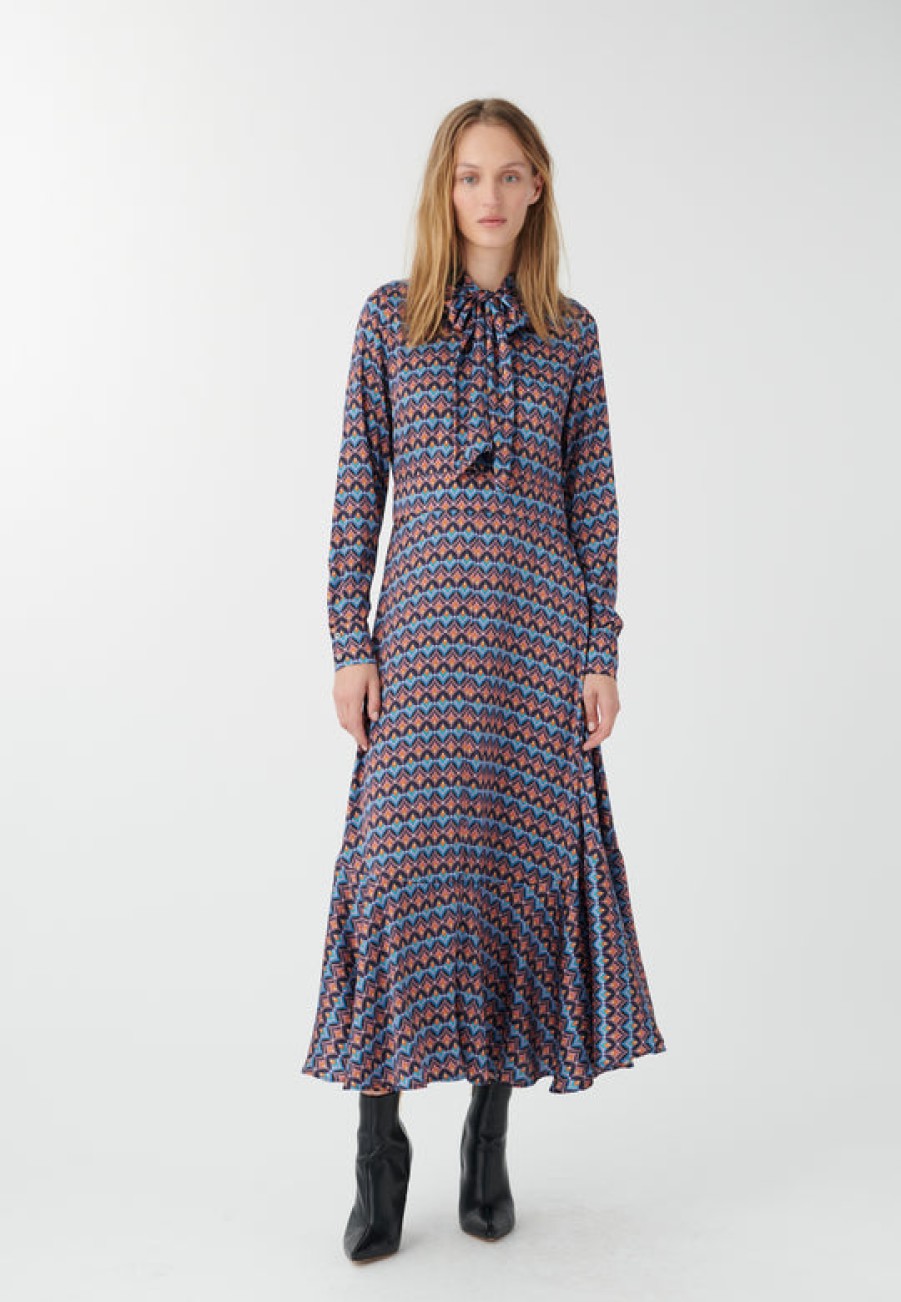 DEA KUDIBAL Olga Dress In Macchia Pampa Dress Shop