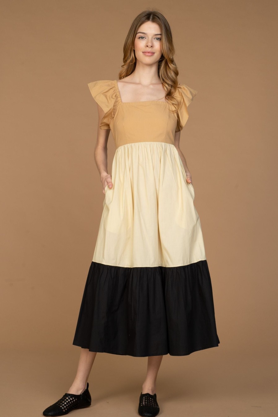 OLIVIA JAMES Brooke Dress In Colorblock *Final Sale* Dress Shop