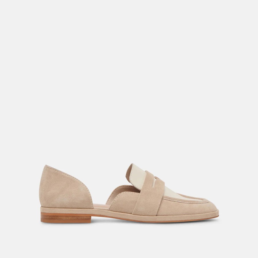 DOLCE VITA Moyra Flat In Dune Multi Suede Flats